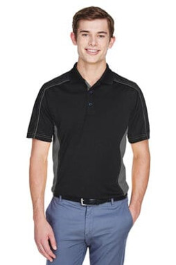 Ash City Extreme 85113T - Fuse Polos Mens Snag Protection Plus Color-Block Polos