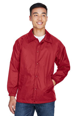 Harriton M775 - All-Weather Nylon Taffeta Staff Jacket with Jersey Lining