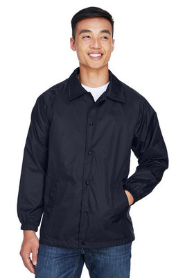 Harriton M775 - All-Weather Nylon Taffeta Staff Jacket with Jersey Lining