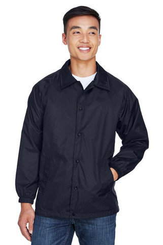 Harriton M775 - All-Weather Nylon Taffeta Staff Jacket with Jersey Lining