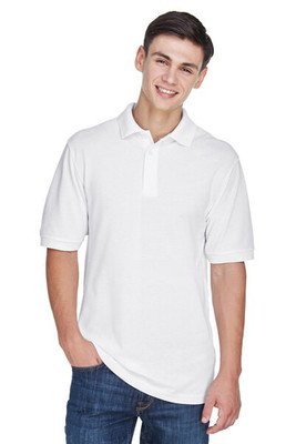 Harriton M265 - Men's 5.6 oz. Easy Blend Polo