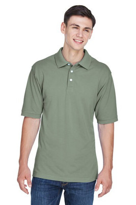 Harriton M265 - Men's 5.6 oz. Easy Blend Polo
