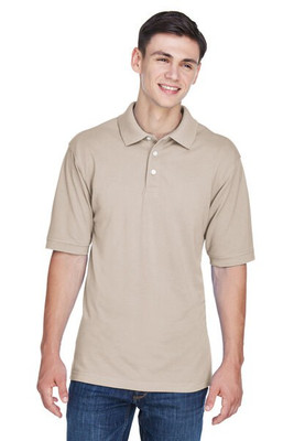 Harriton M265 - Men's 5.6 oz. Easy Blend Polo