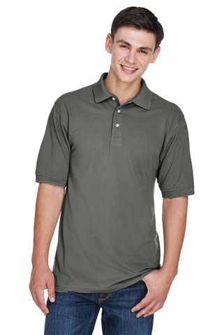 Harriton M265 - Mens 5.6 oz. Easy Blend Polo
