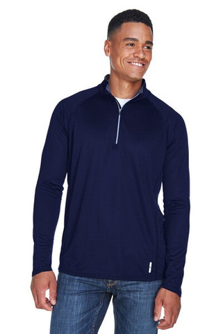 Ash City North End 88187 - Radar Mens Half-Zip Performance Long Sleeve Top