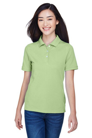 Harriton M265W - Ladies 5.6 oz. Easy Blend Polo