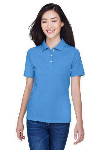 Harriton M265W - Ladies 5.6 oz. Easy Blend Polo