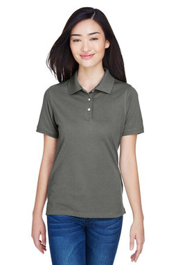 Harriton M265W - Ladies 5.6 oz. Easy Blend Polo