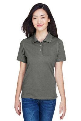 Harriton M265W - Ladies 5.6 oz. Easy Blend Polo