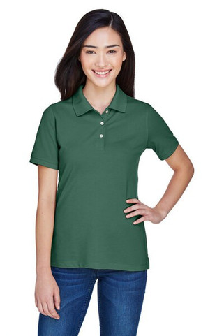 Harriton M265W - Ladies 5.6 oz. Easy Blend Polo