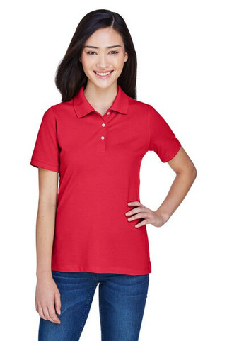 Harriton M265W - Ladies 5.6 oz. Easy Blend Polo