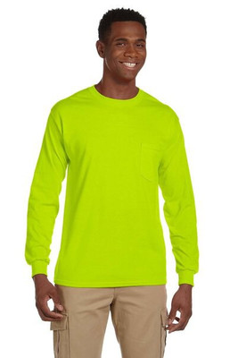 Gildan G241 - Ultra Cotton® 6 oz. Long-Sleeve Pocket T-Shirt