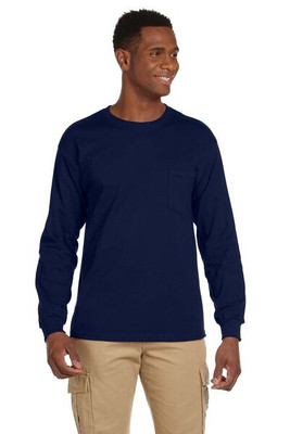Gildan G241 - T-Shirt Ultra Cotton® 6 Oz. à manches longues avec poche