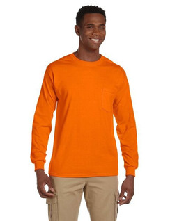 Gildan G241 - T-Shirt Ultra Cotton® 6 Oz. à manches longues avec poche