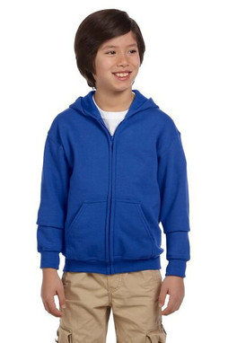 Gildan G186B - Heavy Blend Youth 8 oz., 50/50 Full-Zip Hood