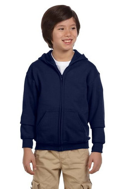 Gildan G186B - Heavy Blend Youth 8 oz., 50/50 Full-Zip Hood