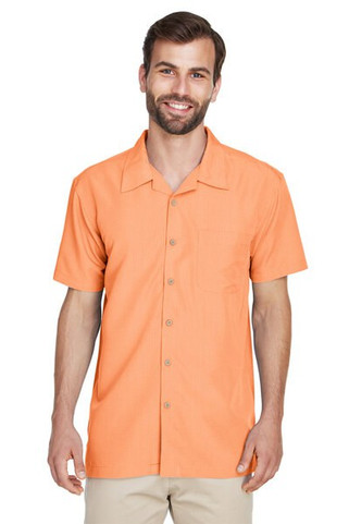 Harriton M560 - Mens Barbados Textured Camp Shirt