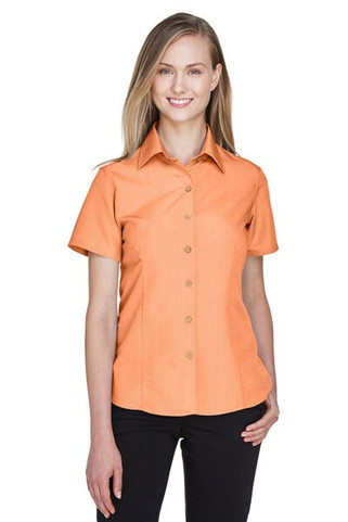 Harriton M560W - Ladies Barbados Textured Camp Shirt
