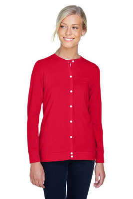 Devon & Jones DP181W - Perfect Fit Ladies Ribbon Cardigan