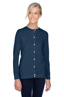Devon & Jones DP181W - Perfect Fit Ladies Ribbon Cardigan