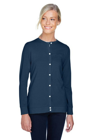 Devon & Jones DP181W - Perfect Fit Ladies Ribbon Cardigan