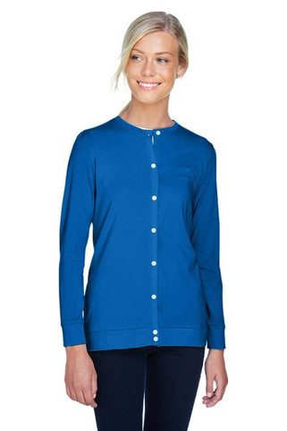 Devon & Jones DP181W - Perfect Fit Ladies Ribbon Cardigan