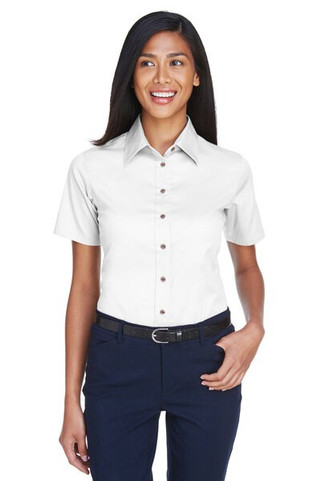 Harriton M500SW - Chemise Femme Twill Anti-Taches et Anti-Froissement