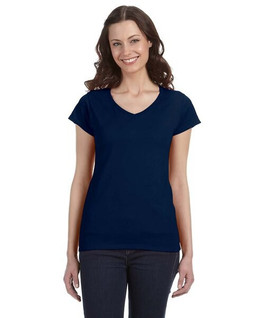 Gildan G64VL - Ladies Softstyle V-Neck T-Shirt with Tapered Fit