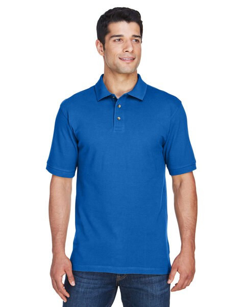 Harriton M200T - Tall 6 oz. Ringspun Cotton Piqué Short-Sleeve Polo