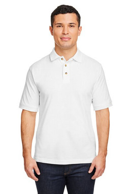 Harriton M200 - Mens 6 oz. Ringspun Cotton Piqué Short-Sleeve Polo