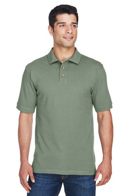 Harriton M200 - Men's 6 oz. Ringspun Cotton Piqué Short-Sleeve Polo