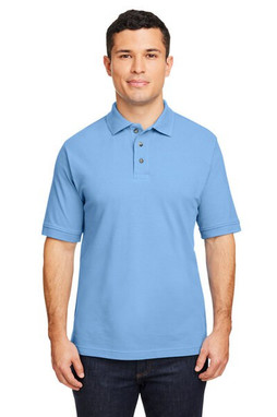 Harriton M200 - Mens 6 oz. Ringspun Cotton Piqué Short-Sleeve Polo