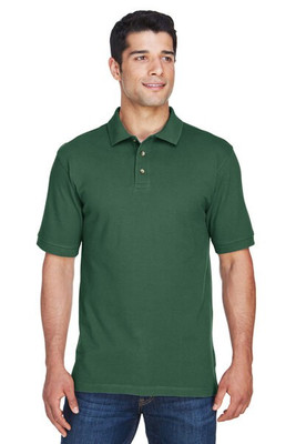 Harriton M200 - Men's 6 oz. Ringspun Cotton Piqué Short-Sleeve Polo