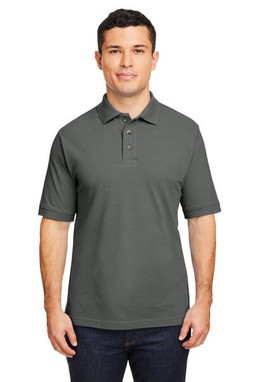Harriton M200 - Mens 6 oz. Ringspun Cotton Piqué Short-Sleeve Polo