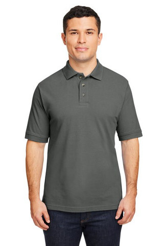 Harriton M200 - Mens 6 oz. Ringspun Cotton Piqué Short-Sleeve Polo