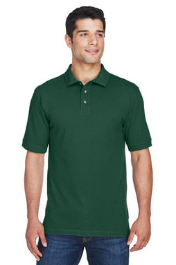 Harriton M200 - Mens 6 oz. Ringspun Cotton Piqué Short-Sleeve Polo