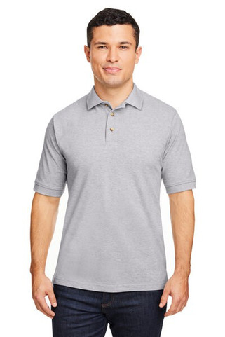 Harriton M200 - Mens 6 oz. Ringspun Cotton Piqué Short-Sleeve Polo