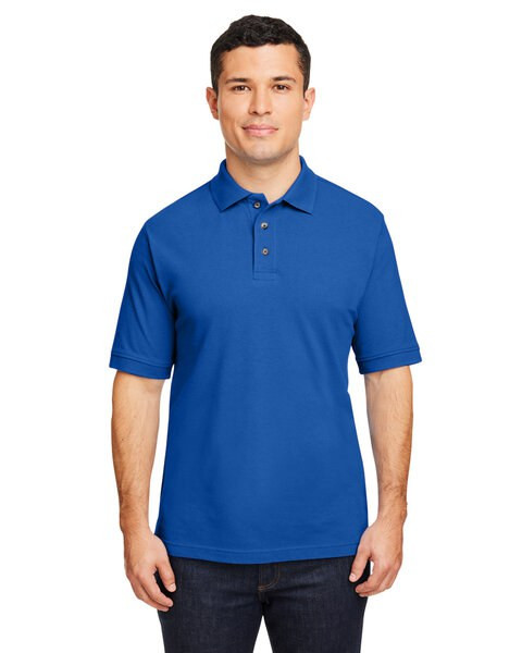 Harriton M200 - Men's 6 oz. Ringspun Cotton Piqué Short-Sleeve Polo