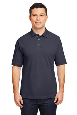 Harriton M200 - Men's 6 oz. Ringspun Cotton Piqué Short-Sleeve Polo