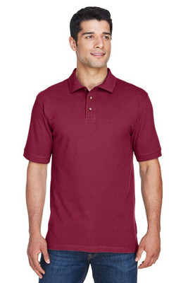 Harriton M200 - Men's 6 oz. Ringspun Cotton Piqué Short-Sleeve Polo