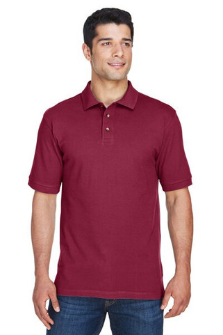 Harriton M200 - Mens 6 oz. Ringspun Cotton Piqué Short-Sleeve Polo