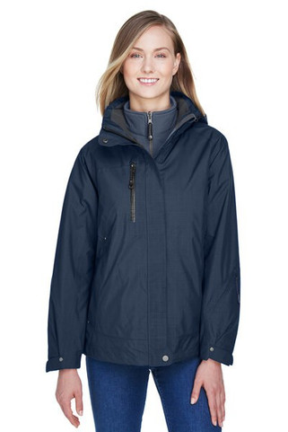 North End 78178 - Veste 3-en-1 Caprice pour femme avec doublure Soft Shell