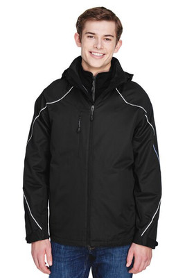 Ash City North End 88196 - ANGLE MEN'S 3-in-1 JACKET WITH BONDED FLEECE LINER
