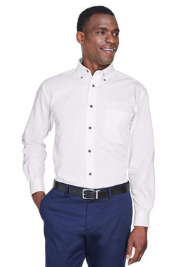 Harriton M500 - Chemise Twill Anti-Taches à Manches Longues