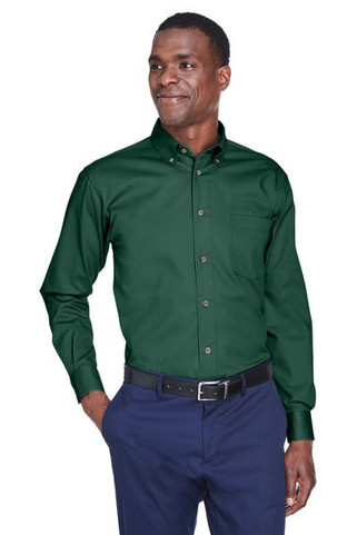 Harriton M500 - Chemise Twill Anti-Taches à Manches Longues