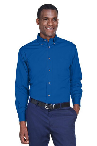 Harriton M500 - Chemise Twill Anti-Taches à Manches Longues