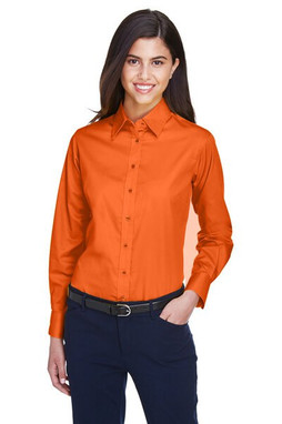 Harriton M500W - Chemise Femme Twill Anti-Taches et Anti-Froissement