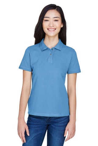 Harriton M200W - Ladies 6 oz. Ringspun Cotton Piqué Short-Sleeve Polo