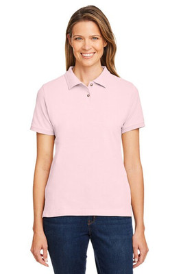 Harriton M200W - Ladies 6 oz. Ringspun Cotton Piqué Short-Sleeve Polo