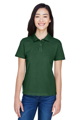 Harriton M200W - Polo Femme Élégant en Coton Piqué
